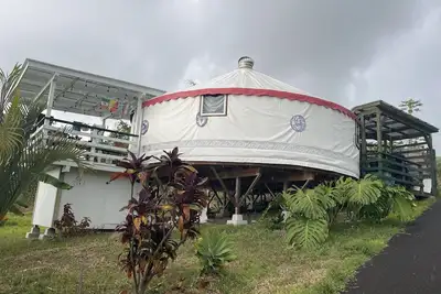Image de Cozy Yurt retreat on a Coffee Farm in Holualoa. 8 mn from the Beach & shopping
