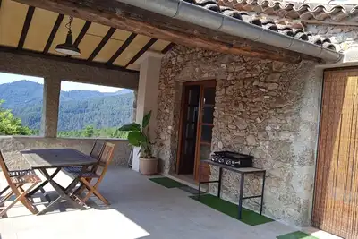 Image de Gîte Dans mas Cévenol Avec Belle vue sur la Vallée et les Montagnes