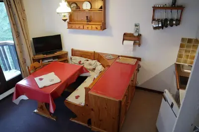 Image de À 10m des pistes de ski, 6ème étage, balcon, casier à ski, 28m², Les Orres