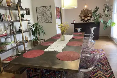 Image de Chic boho pet-friendly house with hot tub