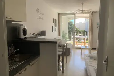 Image de Studio Cap D'adge Avec Petite vue Mer, 1 Pièce, 3 Personnes