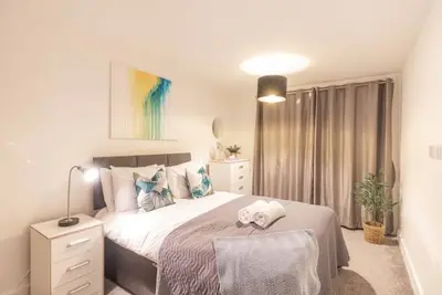 Image de Chrome Homes - New 1 Bed City Centre Wi-Fi\/SmartTV