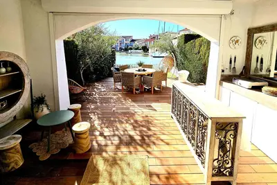 Image de Maison de pêcheur avec ponton à Port Grimaud