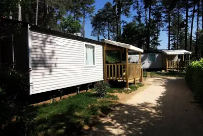 Image de Hirondelle - mobil-home  28 m² + Tv 5 à 6 personnes - 5 pers. inclus dans le tarif