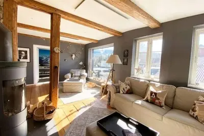 Das Koselige Familienbett Sauna Kamin Berg