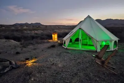Glamping Tent w Queen Size Bed & Incredible Views