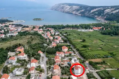 Image de Appartement d'une chambre avec le balcon Lopar, Rab (A-22558-a)