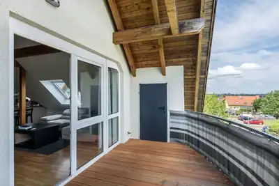 Image de Appartement 'Ferienwohnung Doberschau' avec vue sur les montagnes, terrasse privée et Wi-Fi