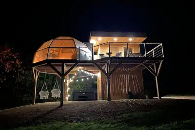 Image de Nuit Féerique dans les étoiles dans le vignoble aubois