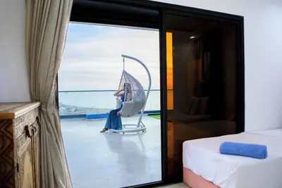 Image de Sea\/mountain view spacious terrace apartment, 5 mins beach tamraght\/taghazout
