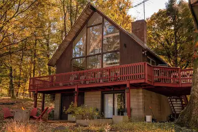 Image de Cozy A-Frame Chalet in the Hudson Valley