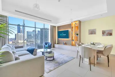 Image de Easy Dubai Mall Access - Sleeps 9 - Spacious and Luxurious 2. 5 Bedrooms