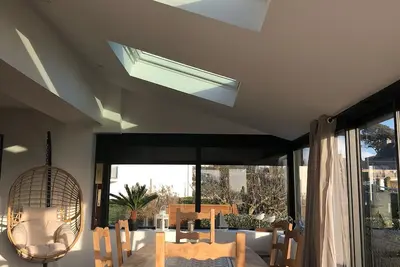 Image de Villa Bonheur, maison contemporaine, idéale en famille, à 300m de la plage.