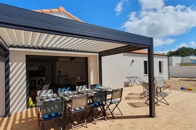 Image de \"La balise jaune\", maison neuve 4* en bordure de forêt, idéale pour la famille!