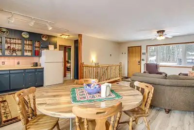 Bigfork Cabin on Long Lake By Trails & Restaurant!