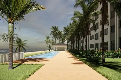 Image de Spacious 2bdr condo with Ac and WiFi Balcony with breath taking view of the sea