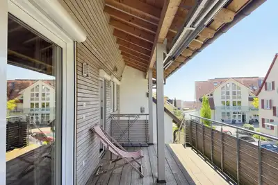 Image de Appartement 'Wohnung Neue Laube' avec terrasse partagée, jardin partagé et Wi-Fi