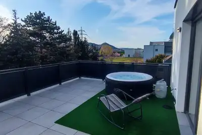 Image de Gemütliches Penthouse Umbrella mit Zwei Großen Terrassen mit Whirlpool