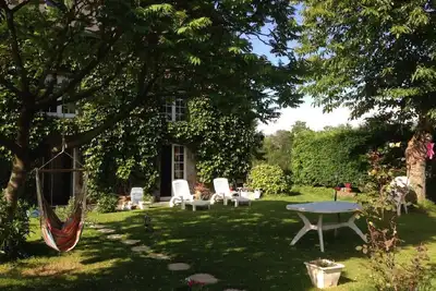 Image de Grande Maison de Campagne près de Granville, famille et animaux bienvenus