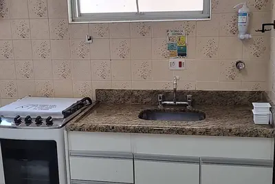 Image de Apartamento em Praia Grande, Prédio Frente Mar. Na rua da Feirinha. Td Próximo