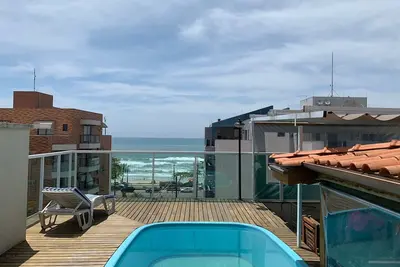 Image de Cobertura com Piscina Praia Grande Ubatuba Proximo Praia