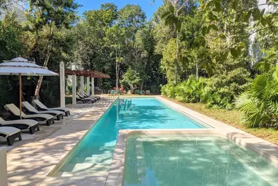 Image de Modern Tulum Condo in Aldea Zama, 2 Pools, Gym, Yoga, Close to Beach & Cafes