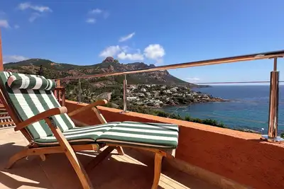 Image de Appartement avec vue magnifique sur la mer, pour 4 personnes
