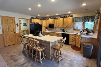 Happy Trails in Deer Mountain Next to Snow Mobile Trails