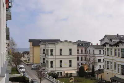 Image de Ahlbeck, Villa Medici - Seitlicher Meerblick - Medici-sonnenbalkon Wg6