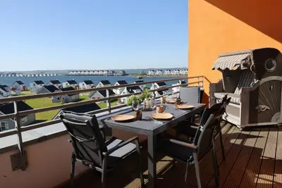 Image de Kapitänskajüte - 3. Stock, Aufzug, Balkon, Strandkorb, Wasserblick, Kamin