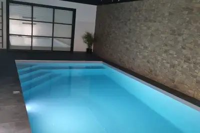 Image de Villa l'abri étoilé à 300m de plage avec piscine intérieure chauffée