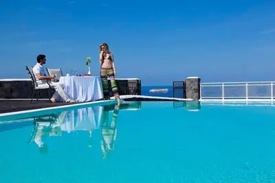 Image de Beautiful Santorini Villa | 2 Bedroom Villa | Panoramic Caldera Sea Views & Private Plunge Pool | Megalochori