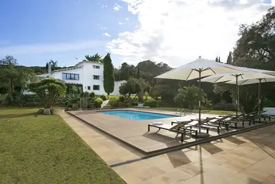 Image de Villa 'Masia Roca Rodona' avec vue sur les montagnes, Wi-Fi et climatisation