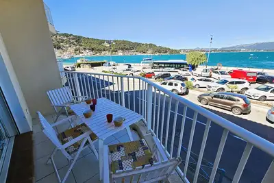 Image de Bel appartement 6 couchages, pleine vue mer, tout équipé, climatisé, tout à pied