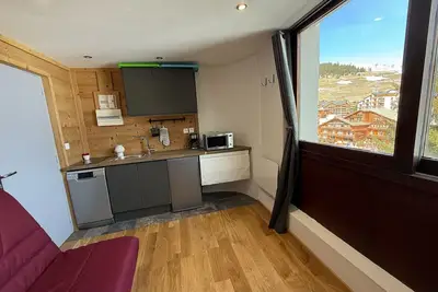 Image de Les 2 Alpes studio 2 pers, vue pistes
