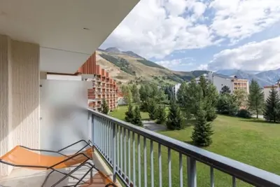 Image de Studio 4 pers, balcon expo sud, proche des pistes