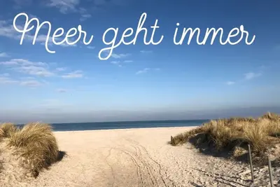Image de Appartement de vacances \"Meer Geht Immer\" avec terrasse privée, jardin et Wi-Fi