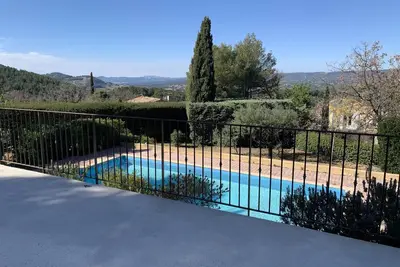 Villa avec piscine en pleine campagne sans vis a vis à 10 mn du bord de mer