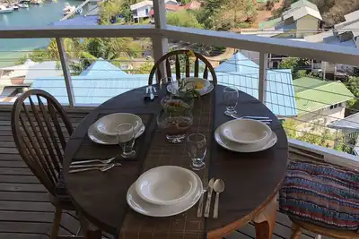 Lovely 2-bedroom house with Ocean View in peaceful Gasparee Islands, Trinidad.