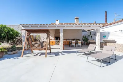 Image de Maison de vacances 'Ca L'Agulla' avec piscine privée, Wi-Fi et climatisation