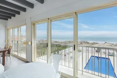 Image de Maison de vacances 'Villa Rosa 2' avec vue sur la mer, Wi-Fi et climatisation