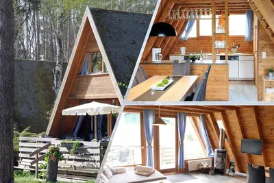 Image de Finnhütte Kaminofen - Zinnowitz, Finnhütte am Ostseestrand