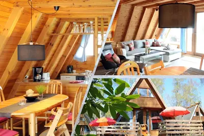 Image de Familienfinnhütte Nr. 8 - Zinnowitz, Finnhütte am Ostseestrand