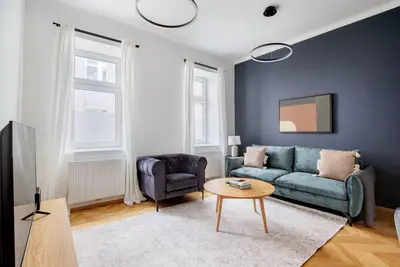 Image de Exquisite Leopoldstadt 2br, Furnished w/ Full Kitchen, by Blueground