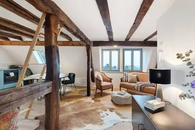 Image de Appartement \"Altes Pfarrhaus - Galerie\" avec terrasse partagée et Wi-Fi