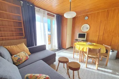 Image de Studio lumineux 4 pers, balcon près des pistes