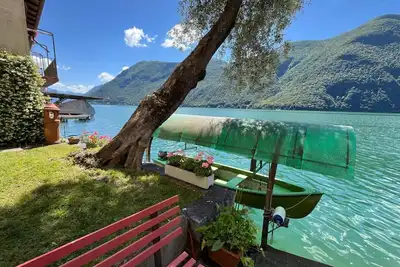 Image de Appartement romantique au bord du lac au cœur de Gandria (\"The Lake House\")