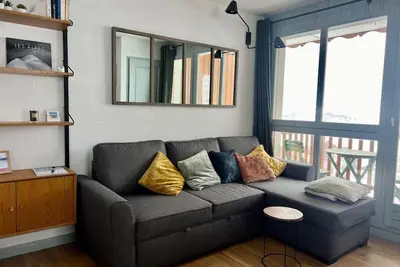 Image de 270m du centre station, 3ème étage, balcon, casier à ski, 31m², Valloire