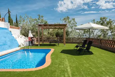 Image de Maison de vacances 'Cortijo Sergio' avec vue sur la mer, piscine privée et Wi-Fi