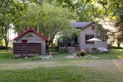 Image de Charming farmhouse with wood-fired sauna near Owosso, Mi